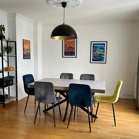 Bel Familial Classe Proche Tram Place De Strasbourg Acces Centre Ville, Plages شقة بريست