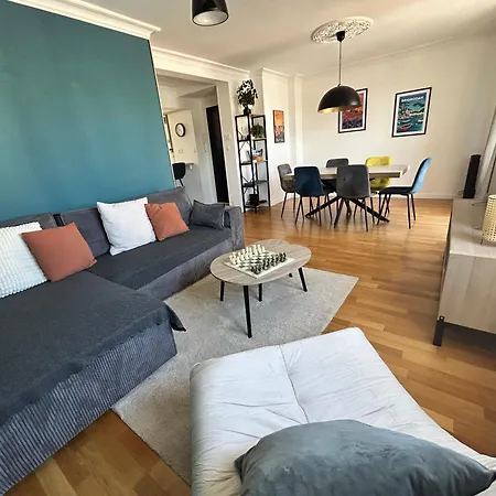 Apartman Bel Familial Classe Proche Tram Place De Strasbourg Acces Centre Ville, Plages Breszt