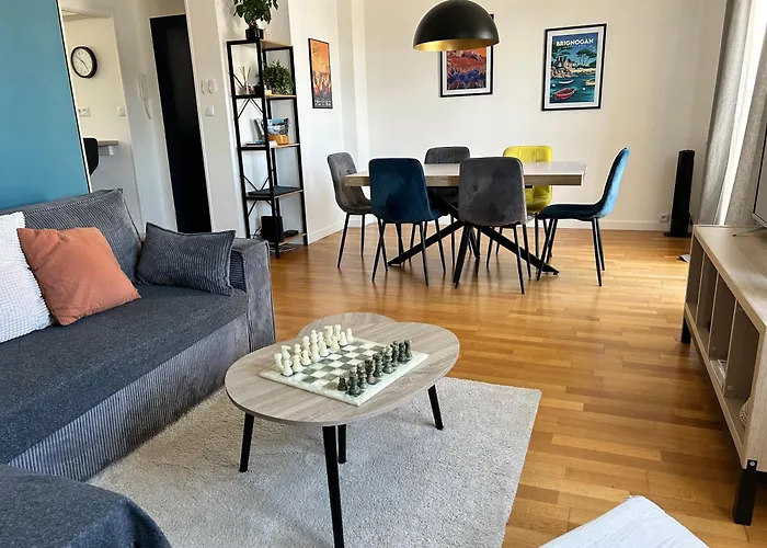 Apartman Bel Familial Classe Proche Tram Place De Strasbourg Acces Centre Ville, Plages *